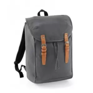 Image of Quadra Vintage Rucksack / Backpack (One Size) (Graphite Grey)