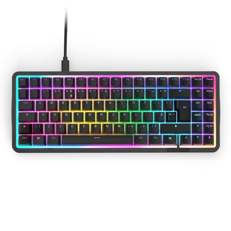 Image of NZXT Function Elite MiniTKL - Premium Tenkeyless Magnetic Hot Swappable Switches - Mechanical Gaming Keyboard - Black - KB-101NB-UK