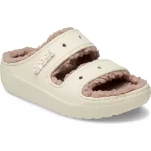 Image of Crocs Womens Classic Cozzzy Lightweight Fuzzy Lined Sandals UK Size 8 (EU 42-43)