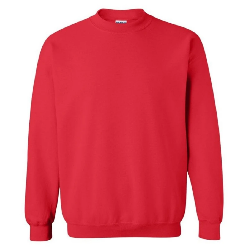 Image of Gildan Heavy Blend Crewneck Sweatshirt in Red Size: Small Red Unisex S