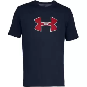 Image of Under Armour Big Logo T Shirt Mens - Blue