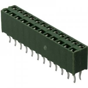 Image of TE Connectivity 215307 2 Receptacles standard AMPMODU HV 100 Total number of pins 4 Contact spacing 2.54mm