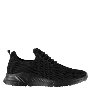 Image of Fabric Santo Junior Trainers - Black