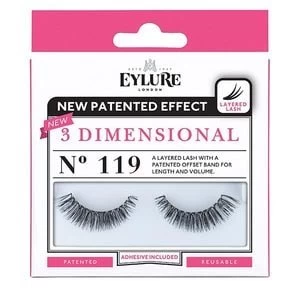 Image of Eylure False Lashes 3 Dimensional 119 Lash