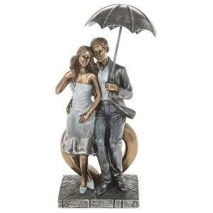 Image of Rainy Day Romance Sitting Ornament