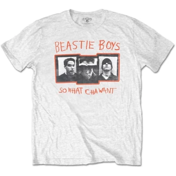 Image of The Beastie Boys - So What Cha Want Unisex Medium T-Shirt - White