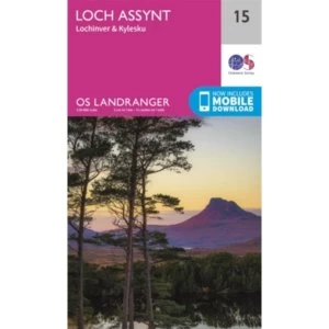 Image of Loch Assynt, Lochinver & Kylesku by Ordnance Survey (Sheet map, folded, 2016)
