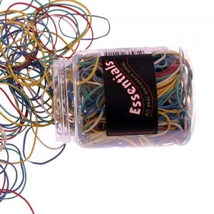 Image of Value Rubber Bands Asstorted Colours and Sizes 75g