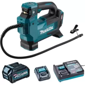 Image of Makita MP001G 40v Max XGT Cordless Inflator 1 x 2.5ah Li-ion Charger No Case