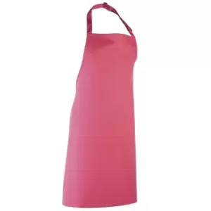 Image of Premier Colours Bib Apron / Workwear (Pack of 2) (One Size) (Hot Pink)