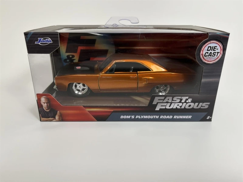 Image of Jada Fast and Furious Doms Plymouth Road Runner Copper 1:32 Scale Jada 253202000 97128 Copper unisex
