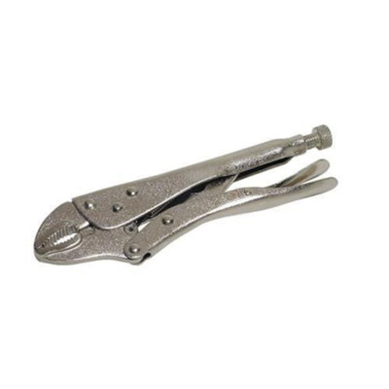 Image of Loops 180mm Curved Steel Self Locking Pliers Quick Release Metallics