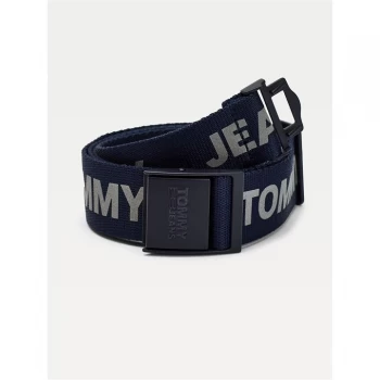 Image of Tommy Jeans Tommy Jeans Woven Belt - Twilight Navy