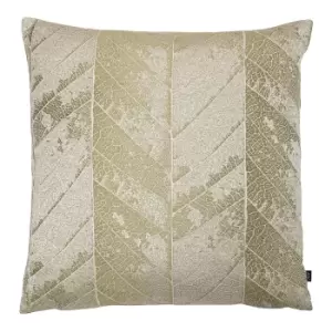 Image of Myall Jacquard Cushion Brass/Mocha, Brass/Mocha / 50 x 50cm / Polyester Filled