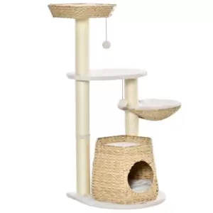Image of Pawhut Multi-lvel Cat Tree Activity Centre - Brown