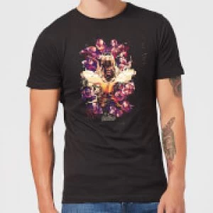 Image of Avengers Endgame Splatter Mens T-Shirt - Black