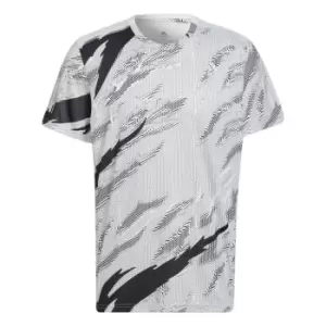 Image of adidas Own The Run Tiger Camo Running Tee Mens - White