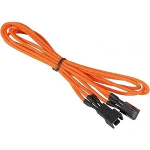 Image of BitFenix Alchemy 3pin Fan extension 60cm - Orange