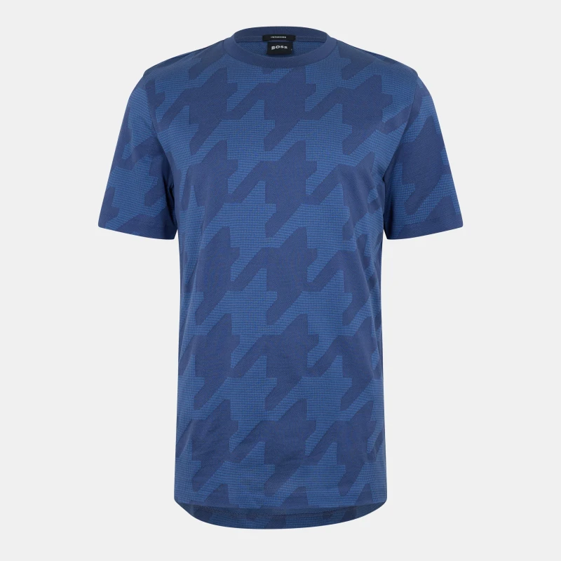 Image of Boss Mens C-Thompson T-Shirt, Luxurious Soft Fabric Navy male Small