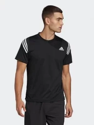Image of adidas Train Icon Training Tee, Black/White Size XL Men