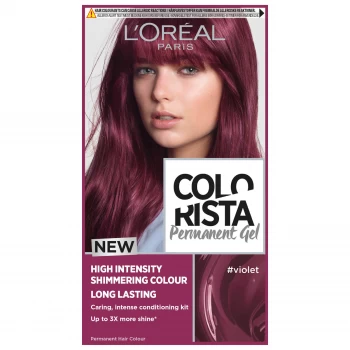 Image of LOreal Colorista Violet Permanent Gel Hair Dye, 5.26 Violet
