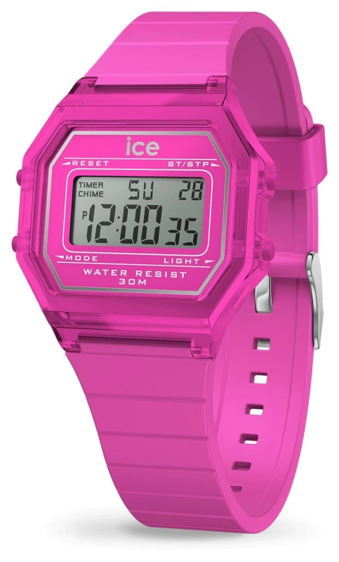 Image of Ice-Watch 022887 ICE Digit Retro Neon Pink (32mm) Pink Watch
