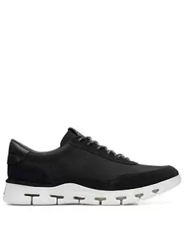 Image of Clarks Nature X One Trainer, Black, Size 9, Men
