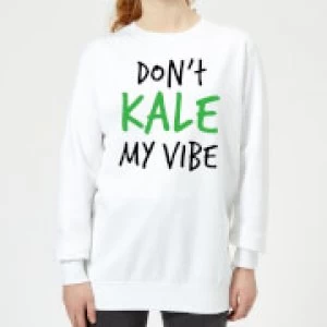 Image of Dont Kale my Vibe Womens Sweatshirt - White - 4XL