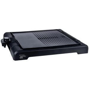 Image of Wahl ZX833 James Martin Table Top Health Grill with Flat Plate - Black