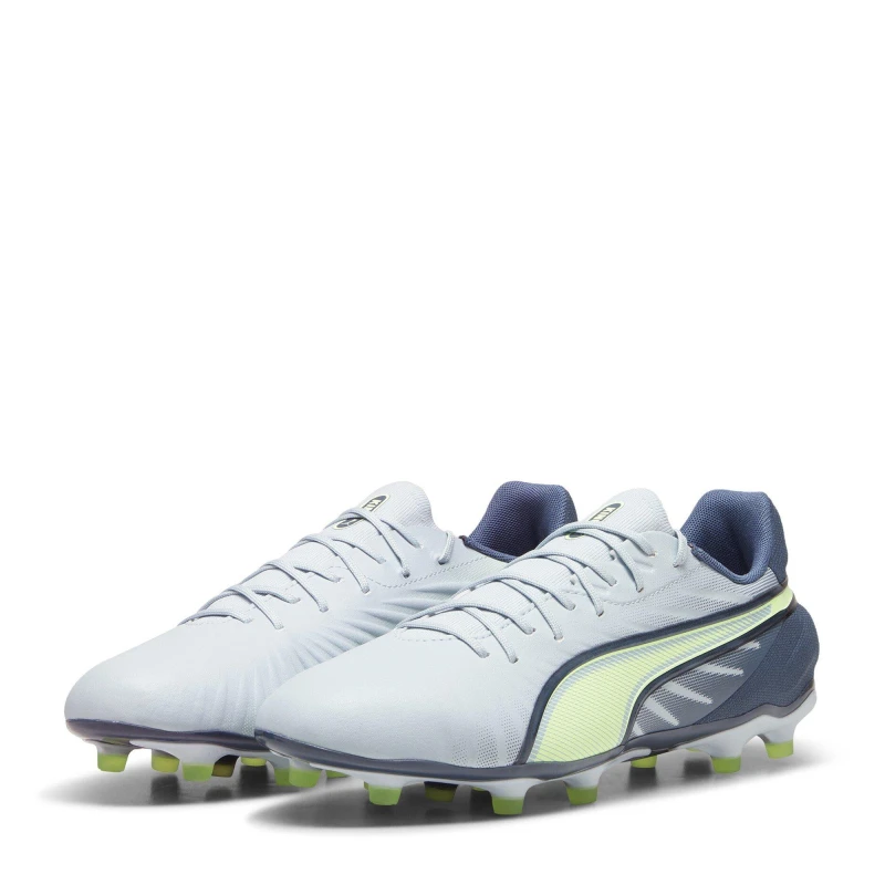Image of Puma King Match Firm Ground Football Boots - Grey Grey 7