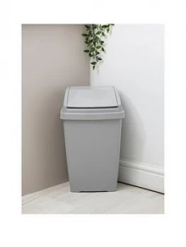 Image of Wham Everyday 25-Litre Lift-Top Bin - Grey
