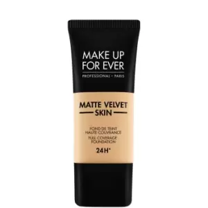 Image of MAKE UP FOR EVER matte Velvet Skin Foundation 30ml (Various Shades) - 335 Dark sand
