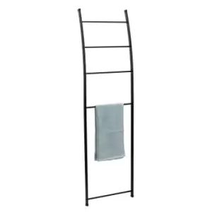 Image of Showerdrape Loft Towel Rail Ladder Matt Black