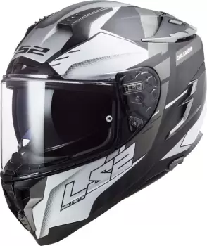 Image of LS2 FF327 Challenger Allert Helmet, silver, Size S, silver, Size S