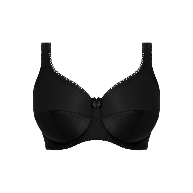 Image of Fantasie Cotton Smoothing Underwired Full Cup Bra BLK Black female 32E