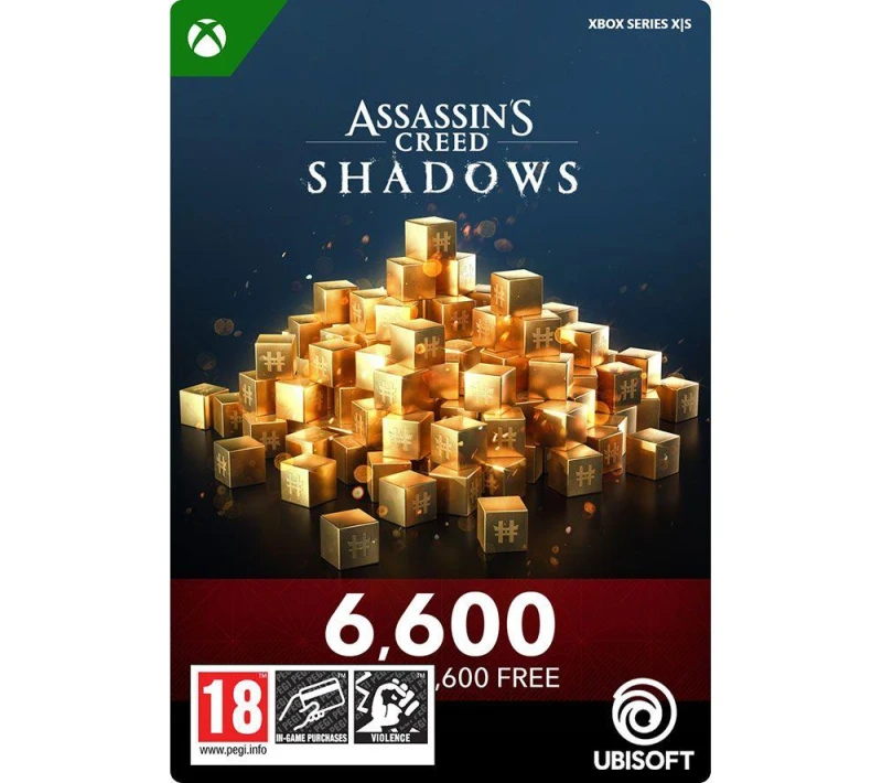 Image of XBOX Assassins Creed Shadows: 6600 Helix Pack 8806189424161