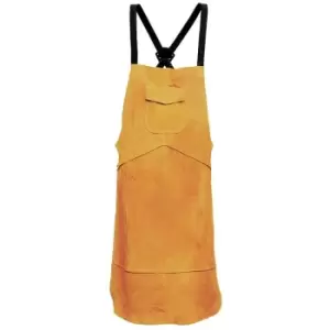 Image of Portwest SW10TAR - 0 Leather Welding Apron - Tan - Tan