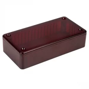 Image of Hammond 1591ATRD Polycarbonate Box 100 x 50 x 25 Red