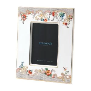 Image of Wedgwood Wonderlust Rococo Flowers Photo Frame 4x6in