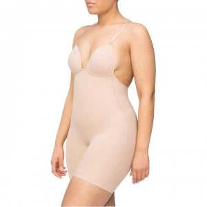 Image of Nancy Ganz Body Sculpt Backless Jumpsuit - Nude