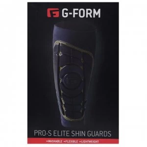 Image of G Form Pro S Shin Guards - Black/Yellow