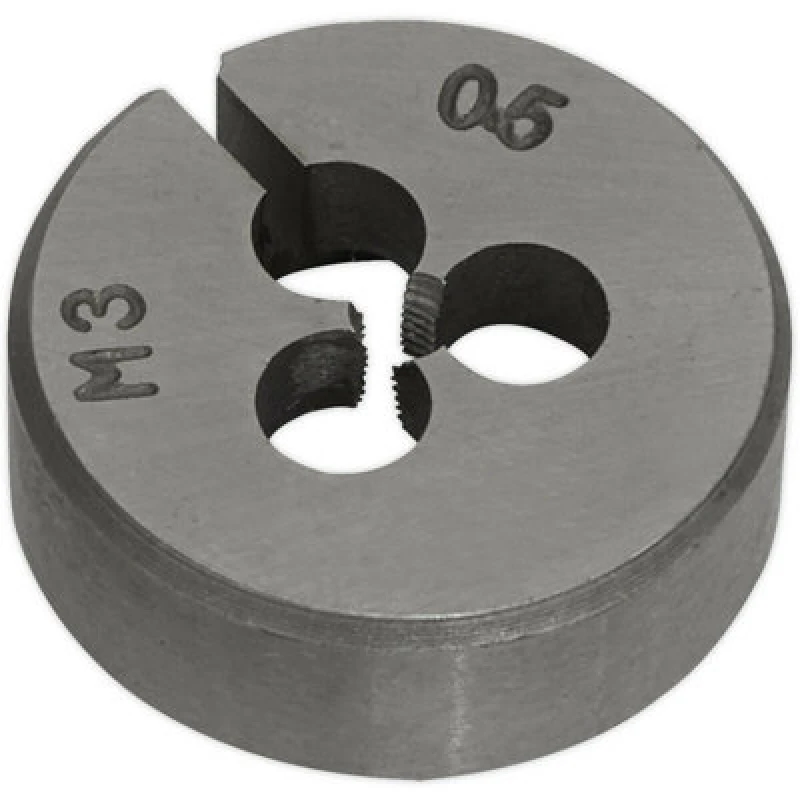 Image of Loops M3 x 0.5mm Metric Split Die - Quality Steel - Bar / Bolt Threading Bit & Case Metallics