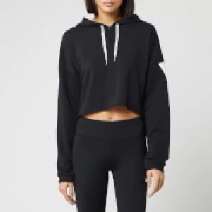 Image of Reebok Womens Myt 1/4 Zip Hoody - Black - L