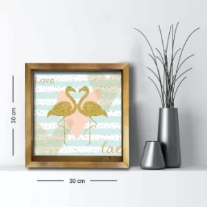 Image of 3030AHS-064 Multicolor Decorative Framed MDF Painting