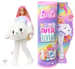 Image of Barbie Cutie Reveal - Cozy Cute Tees Lamb Plush Doll - 30cm
