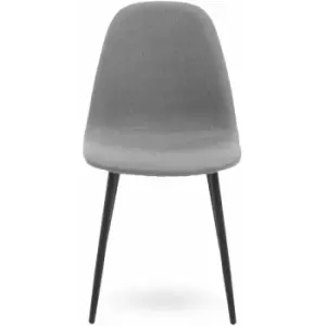 Image of Salford Mink Fabric Dining Chair - Premier Housewares