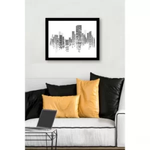 Image of SC0953 Multicolor Decorative Framed MDF Painting