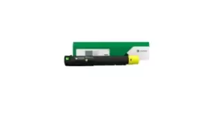 Image of Lexmark 85D00Y0 Yellow Laser Toner Ink Cartridge