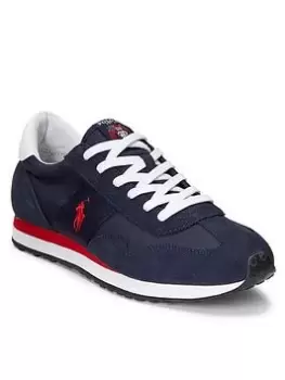 Image of Polo Ralph Lauren Train 85 Runner Trainers, Newport Navy, Size 7, Men