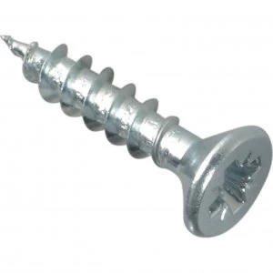 Image of Forgefix Multi Purpose Zinc Plated Screws 4mm 20mm Pack of 40